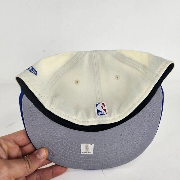 DETROIT PISTONS Draft 59FIFTY Fitted Closed Back New Era White Siz 7 Basketball - Picture 9 of 9